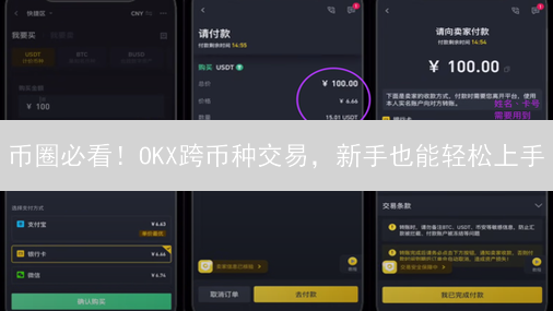 币圈必看！OKX跨币种交易，新手也能轻松上手？